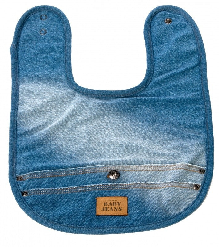 Baby Jeans Bib (slabber)